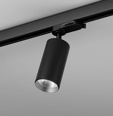 Oprawa do szynoprzewodu AQForm PET next LED 4000K track czarna - OPRAWA POEKSPOZYCYJNA