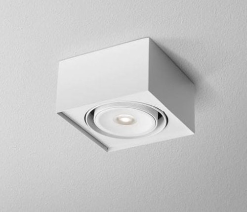 Oprawa natynkowa AQform SQUARES 70x1 QRLED lens 230V M930 34' Phase-Control kolor biały - OPRAWA POEKSPOZYCYJNA 