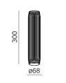 Oprawa natynkowa AQFORM TRIBA midi 30 LED