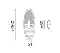 Kinkiet AQFORM IKI round LED