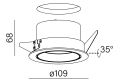 Oprawa wpuszczana AQFORM PUTT maxi move LED 