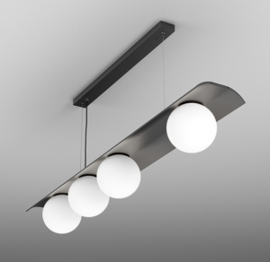 Oprawa zwieszana AQFORM MODERN BALL asymmetry x4 LED M930