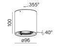 Oprawa natynkowa AQFORM TUBA 50 230V