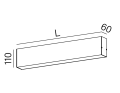 Kinkiet AQFORM SET TRU up&down M930 LED 