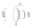 Kinkiet AQFORM MAXI POINT round LED exterior 