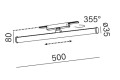 Oprawa do szynoprzewodu AQFORM TUBE stiff 50 LED flattrack