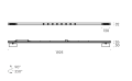 Oprawa wpuszczana LABRA Ray EVO I.16 Set 7 SHOx2+MD WP
