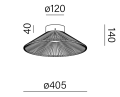 Oprawa natynkowa AQFORM SNOP QRLED 40 M930 52° 