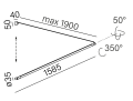 Kinkiet AQFORM PIPER move LED Phase-Control 