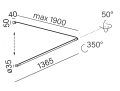 Kinkiet AQFORM PIPER move LED Phase-Control 