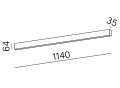 Kinkiet AQFORM RAFTER LED M930