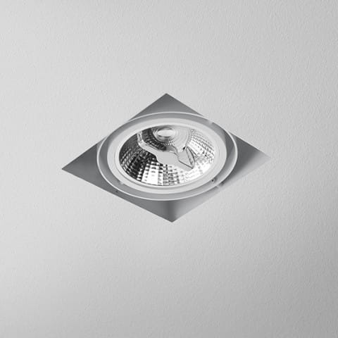 Oprawa wpuszczana AQFORM SQUARES 111x1 trimless biały - OPRAWA POEKSPOZYCYJNA