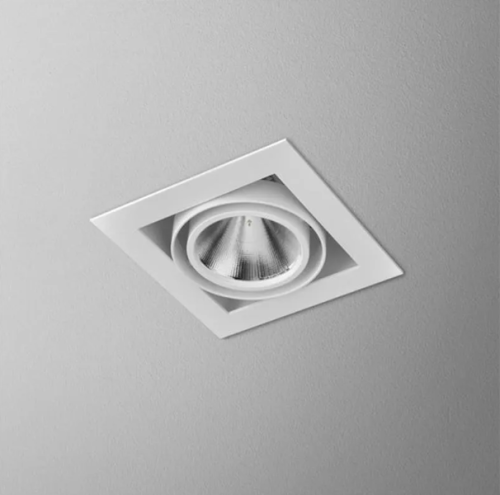 Oprawa wpuszczana AQFORM SQUARES 70x1 biały - OPRAWA POEKSPOZYCYJNA