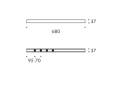 Oprawa natynkowa LABRA Linto System - Line Points 3