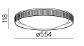 Oprawa natynkowa AQFORM BLOS cast LED