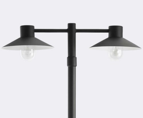 Oprawa zewnętrzna LUND SŁUP PODWÓJNA OPRAWA NORLYS