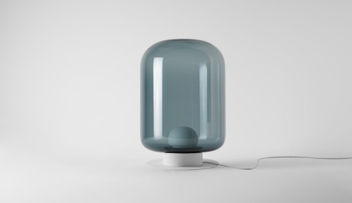 Oprawa stojąca / podłogowa LABRA XILO S niska podstawa szkło barwione ON-OFF