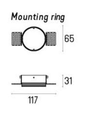 LABRA HEDION 60 - Pierścień montażowy