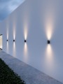 Kinkiet zewnętrzny AQForm Pex Up&Down LED 230V 3000K Hermetic Wall Antracyt Struktura - OPRAWA POEKSPOZYCYJNA