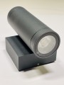 Kinkiet zewnętrzny AQForm Pex Up&Down LED 230V 3000K Hermetic Wall Antracyt Struktura - OPRAWA POEKSPOZYCYJNA