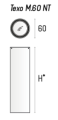 Oprawa natynkowa LABRA TEXO M.60 NT H100 | 7W GU10 