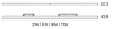 Oprawa do szynoprzewodu LABRA MULTISYSTEM EVO G2 - AD 48V Line In 294 On-Off  6W