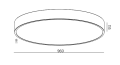 Oprawa natynkowa AQFORM BIG SIZE next round LED A930