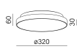 Oprawa natynkowa AQFORM BLOS round distance LED hermetic M930 