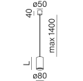 Oprawa zwieszana AQFORM PET maxi LED L930
